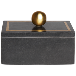 Beliani CHALANDRI - Sieradendoos - Zwart - Marmer