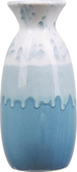 Beliani CHALCIS - Bloemenvaas - Wit - Steengoed