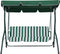 Beliani CHAPLIN - Schommelbank - Groen - Staal