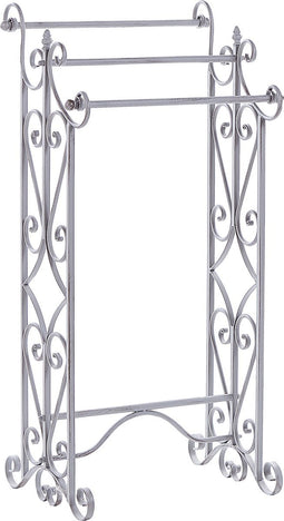 Beliani CHILLAN - Handdoekrek - Grijs - IJzer