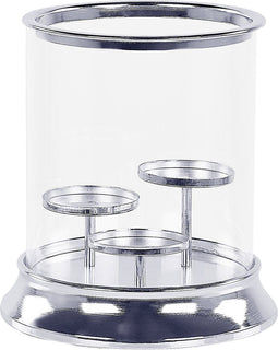 Beliani CILEGON - Kandelaar - Zilver - IJzer