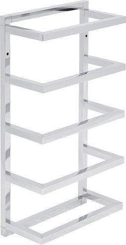 Beliani CINTRA - Handdoekrek - Zilver - Staal