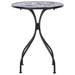 Beliani CIVITA - Tuintafel - Zwart - Metaal