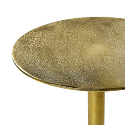 Beliani COLIBRI - Bijzettafel - Zwart/Goud - Metaal