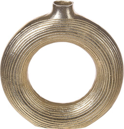 Beliani COMAL - Decoratieve vaas - Goud - Aluminium