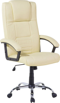Beliani COMFORT - Massagestoel - Beige - Kunstleer
