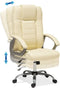 Beliani COMFORT - Massagestoel - Beige - Kunstleer