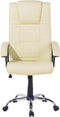 Beliani COMFORT - Massagestoel - Beige - Kunstleer