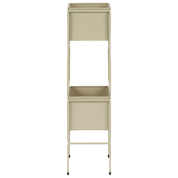 Beliani COTINUS - Bloempot - Beige - Metaal