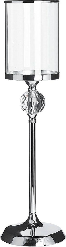 Beliani COTUI - Kandelaar - Zilver - Glas