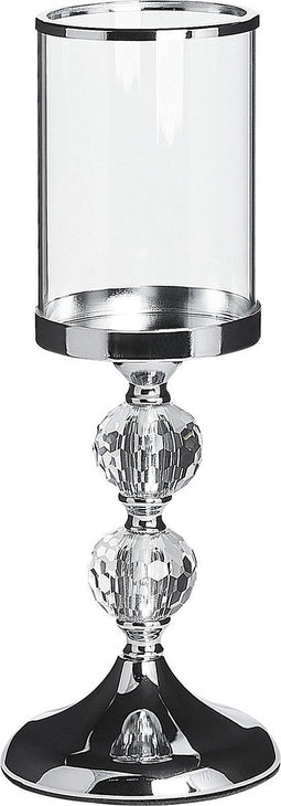Beliani COTUI - Kandelaar - Zilver - Glas