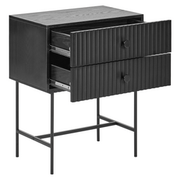 Beliani COVENTRY - Nachtkastje - Zwart - MDF