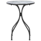 Beliani COZZANA - Tuintafel - Zwart - Metaal