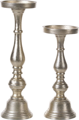 Beliani CUBA - Kandelaar set van 2 - Goud - Aluminium