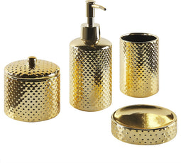 Beliani CUMANA - Badkamerset - Goud - Dolomiet