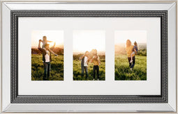 Beliani DALABA - Fotolijst - Zilver - Glas