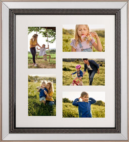 Beliani DALABA - Fotolijst - Zilver - Glas