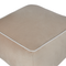 Beliani DAREYN - Poef - Zandbeige - Fluweel