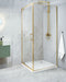 Beliani DARLI - Douchecabine - Goud - 70 x 70 x 185 cm - Veiligheidsglas