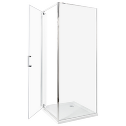 Beliani DARLI - Douchecabine - Zilver - 70 x 70 x 185 cm - Veiligheidsglas