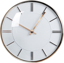 Beliani DAROCA - Wandklok - Wit - Kunststof