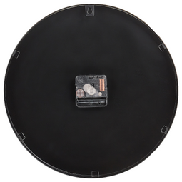 Beliani DAROCA - Wandklok - Zwart - Synthetisch materiaal