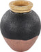 Beliani DAULIS - Decoratieve vaas - Zwart - Terracotta