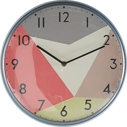 Beliani DAVOS - Wandklok - Multicolor - Glas