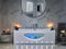 Beliani HAWES - Whirlpool met LED - Wit - 80 x 180 cm - Acryl