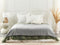 Beliani RHEA - Verzwaringsdeken hoes - Grijs - 120 x 180 cm - Polyester