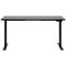 Beliani DESTIN II - Verstelbaar bureau - Zwart - 130 cm - Spaanplaat