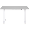 Beliani DESTIN IV - Elektrisch bureau - Wit /Grijs - 120 cm - Spaanplaat