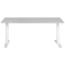 Beliani DESTIN IV - Elektrisch Verstelbaar bureau - Grijs/Wit - 160 cm - MDF