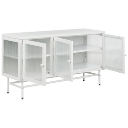 Beliani DEVON - Sideboard - Wit - Staal
