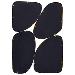 Beliani DIANCEY - Wandspiegel - Goud - 70 x 100 cm - Metaal