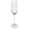 Beliani DIOPSIDE - Champagne glazen set van 4 - Roze/Groen - Glas