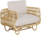 Beliani DOLCEDO / LIMNI - Loungeset voor 5 - Beige - Rotan