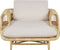Beliani DOLCEDO / LIMNI - Loungeset voor 5 - Beige - Rotan