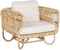 Beliani DOLCEDO / LIMNI - Loungeset voor 5 - Beige - Rotan