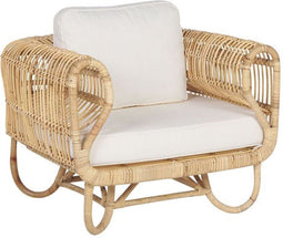Beliani DOLCEDO - Tuinstoel - Beige - Rotan