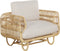Beliani DOLCEDO - Tuinstoel - Beige - Rotan