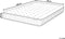 Beliani DREAM - Mattress - Wit - Polyester