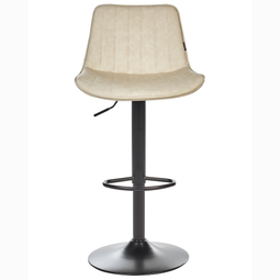 Beliani DUBROVNIK - Barkruk set van 2 - Lichtbeige - Kunstleer