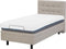 Beliani DUKE - Eenpersoonsbed - Beige - Kunststof