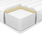 Beliani JOLLY - Traagschuimmatras - Wit - 90 x 200 cm - Traagschuim