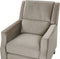 Beliani EGERSUND - TV-fauteuil - Beige - Fluweel
