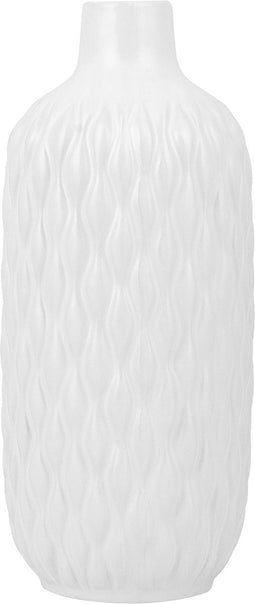 Beliani EMAR - Decoratieve vaas - Wit - Steengoed