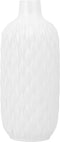 Beliani EMAR - Decoratieve vaas - Wit - Steengoed