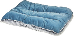 Beliani ERGANI - Dierenbed - Blauw - Fluweel
