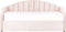 Beliani EYBURIE - Onderschuifbed - Roze - Fluweel